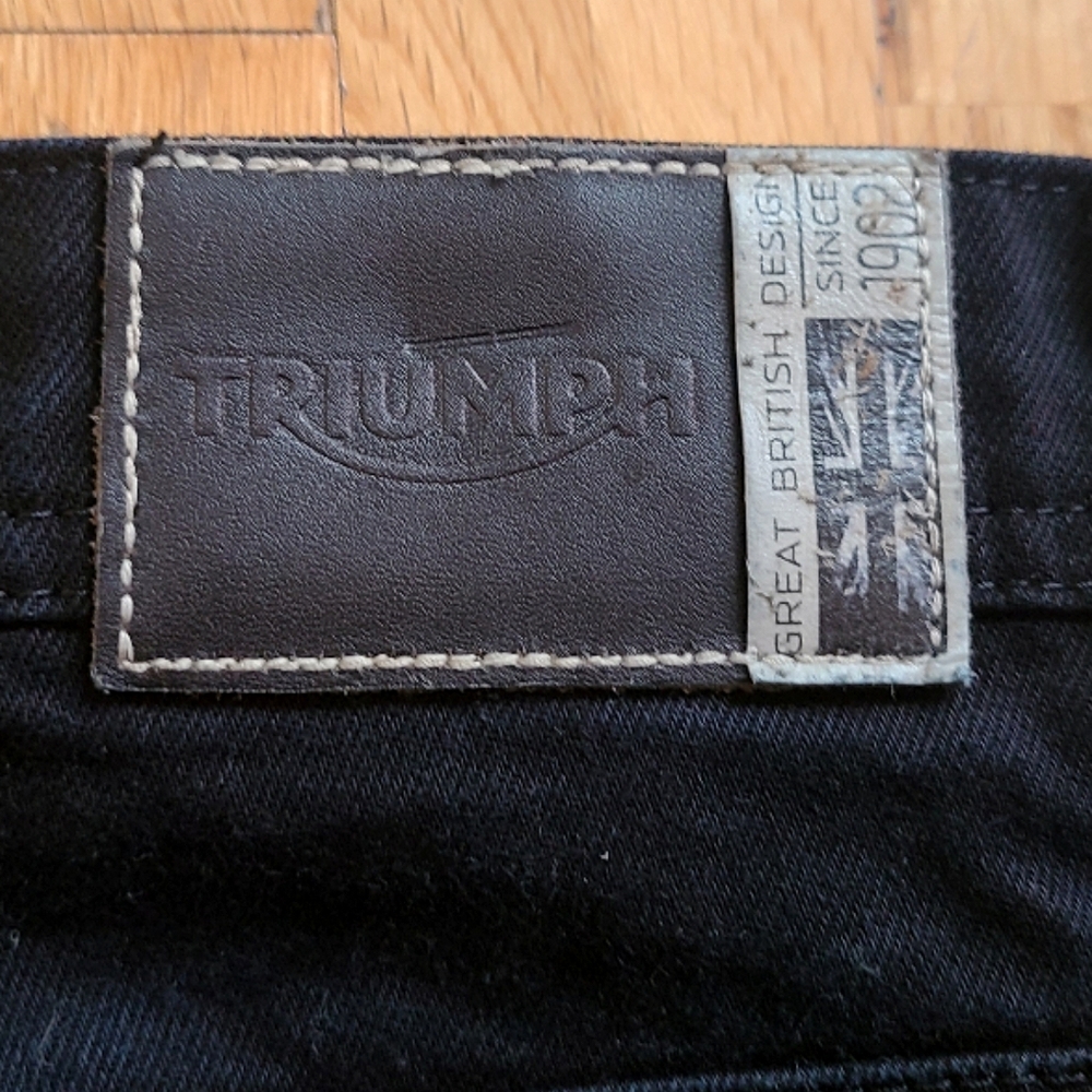 Triumph Solo Motorcycle Riding Jean (MDJS18150) Streetwear Size 34 - Picture 7 of 13
